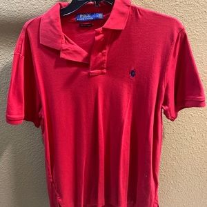 Polo Ralph Lauren Pima Soft Touch Men's Size M Red Short Sleeve Casual Polo